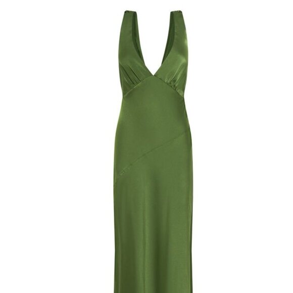 Green Meshki Cowl Back Dress - Picture 11 of 11